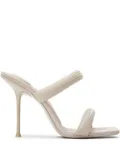 Alexander Wang Julie double-strap stiletto sandals - Neutrals