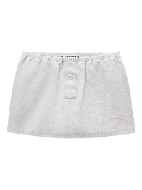 Alexander Wang button-placket miniskirt