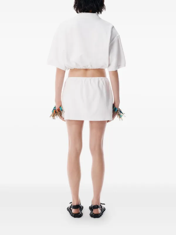 Alexander Wang クロップド ポロシャツ | ホワイト | FARFETCH JP