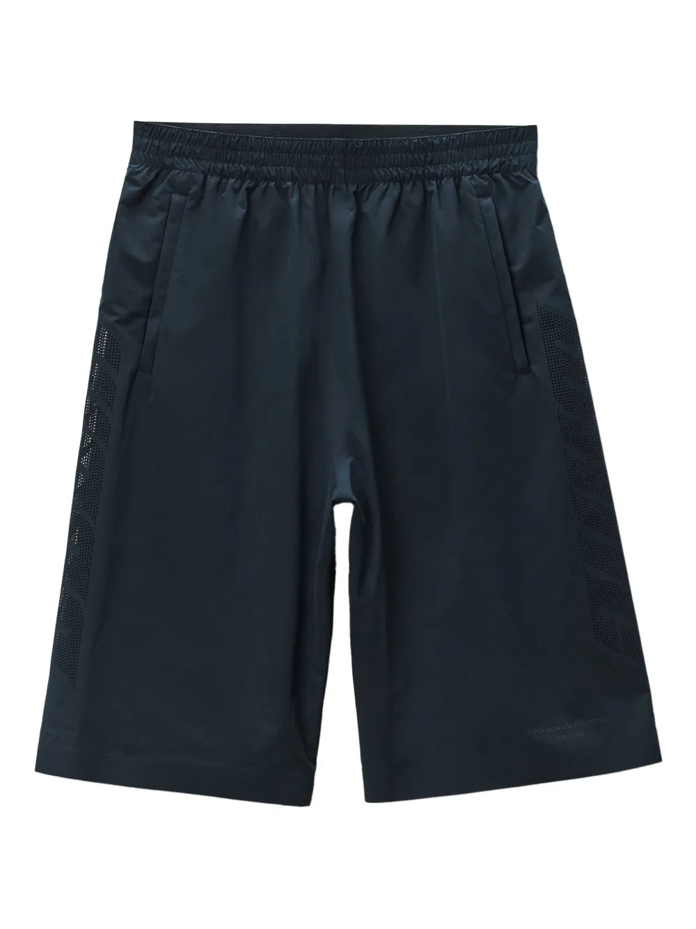 Alexander Wang perforated-logo shorts | negro | Image 1