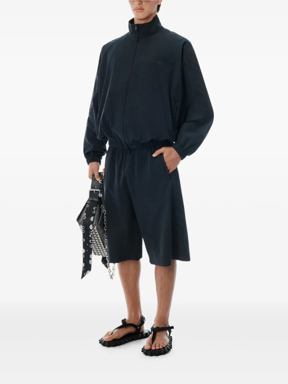 Alexander Wang perforated-logo shorts | Bermudas náuticas | Image 2