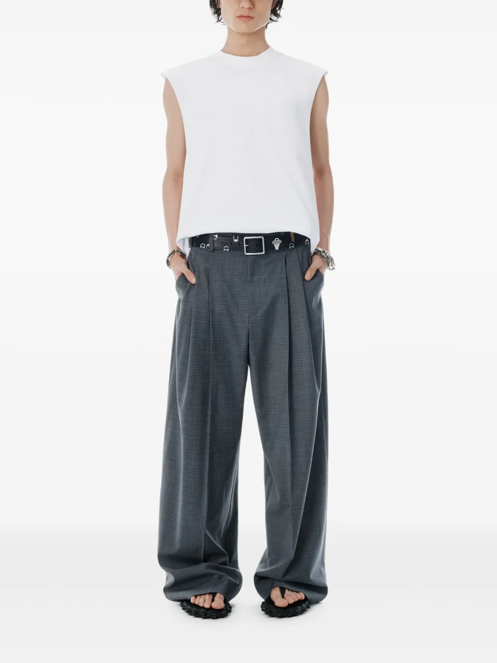 Alexander Wang Cropped tanktop - Wit