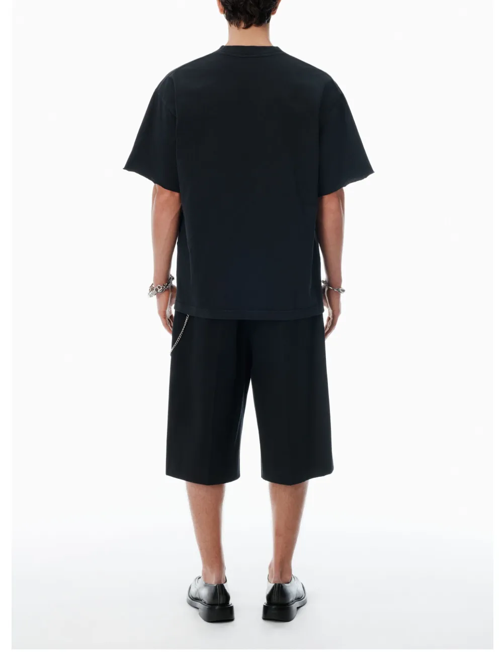 Alexander Wang logo cotton T-shirt Zwart