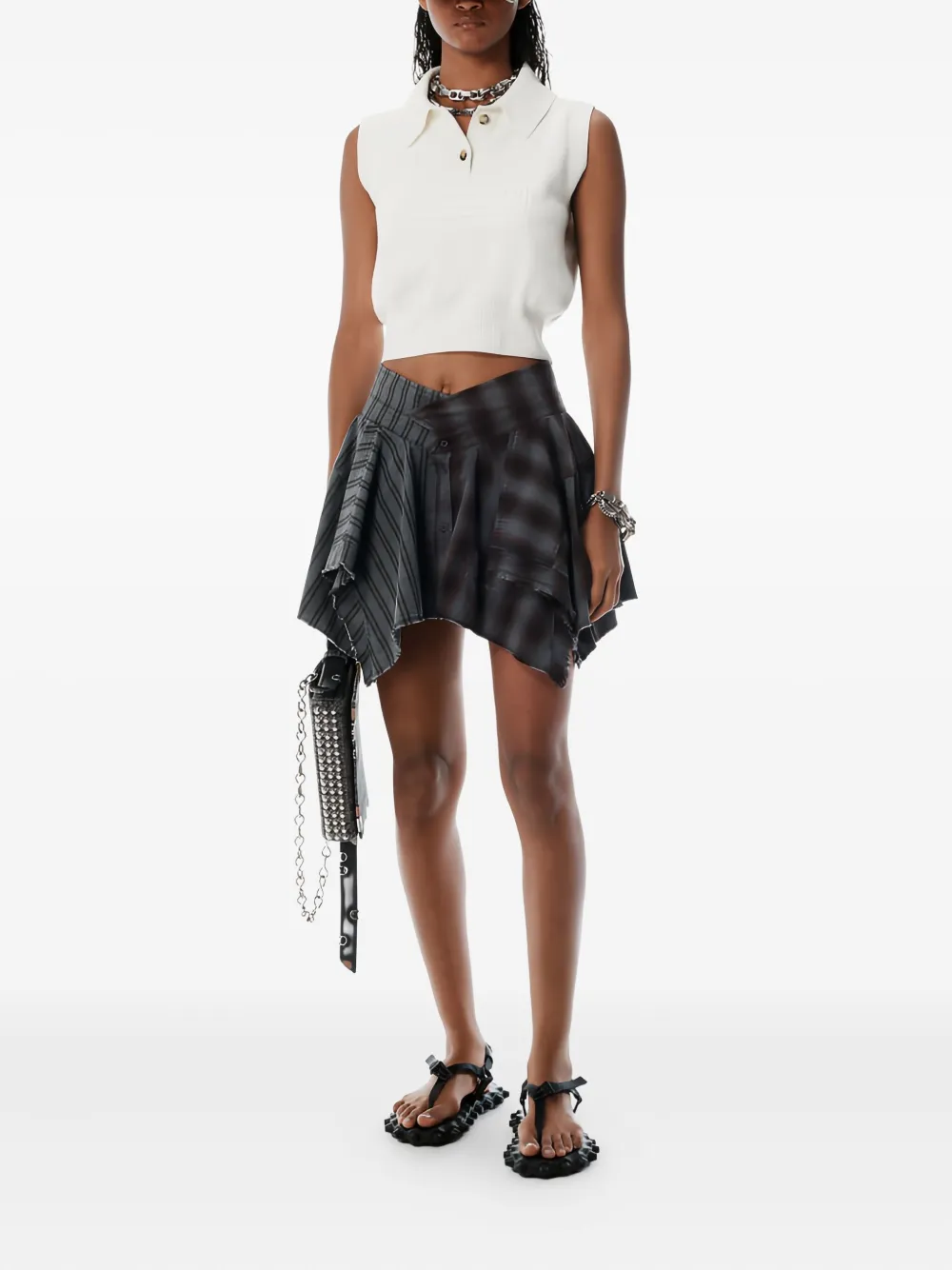 Alexander Wang chenille logo-embossed top | Vests & Tank Tops | Image 2