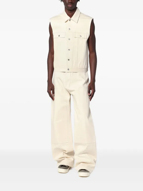 Rick Owens DRKSHDW Geth Jeans | White | FARFETCH JO