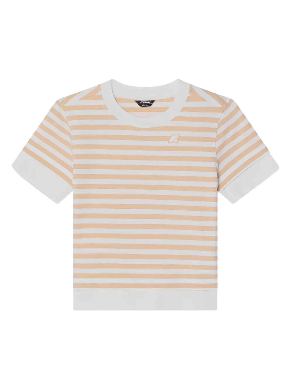 K Way Kids Gestreept T-shirt Beige