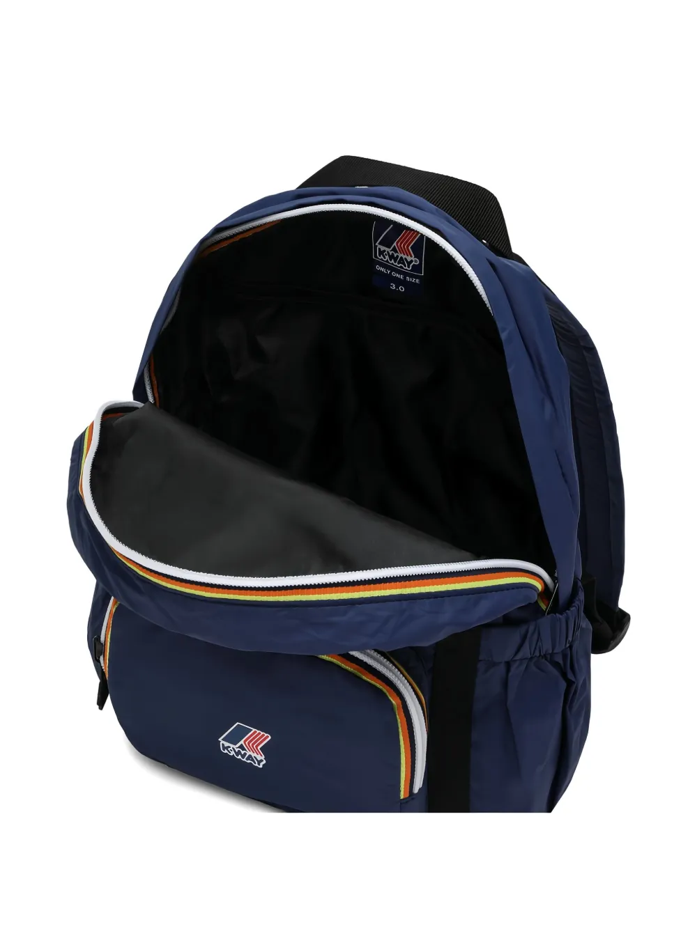 K Way Kids Rugzak met logo Blauw