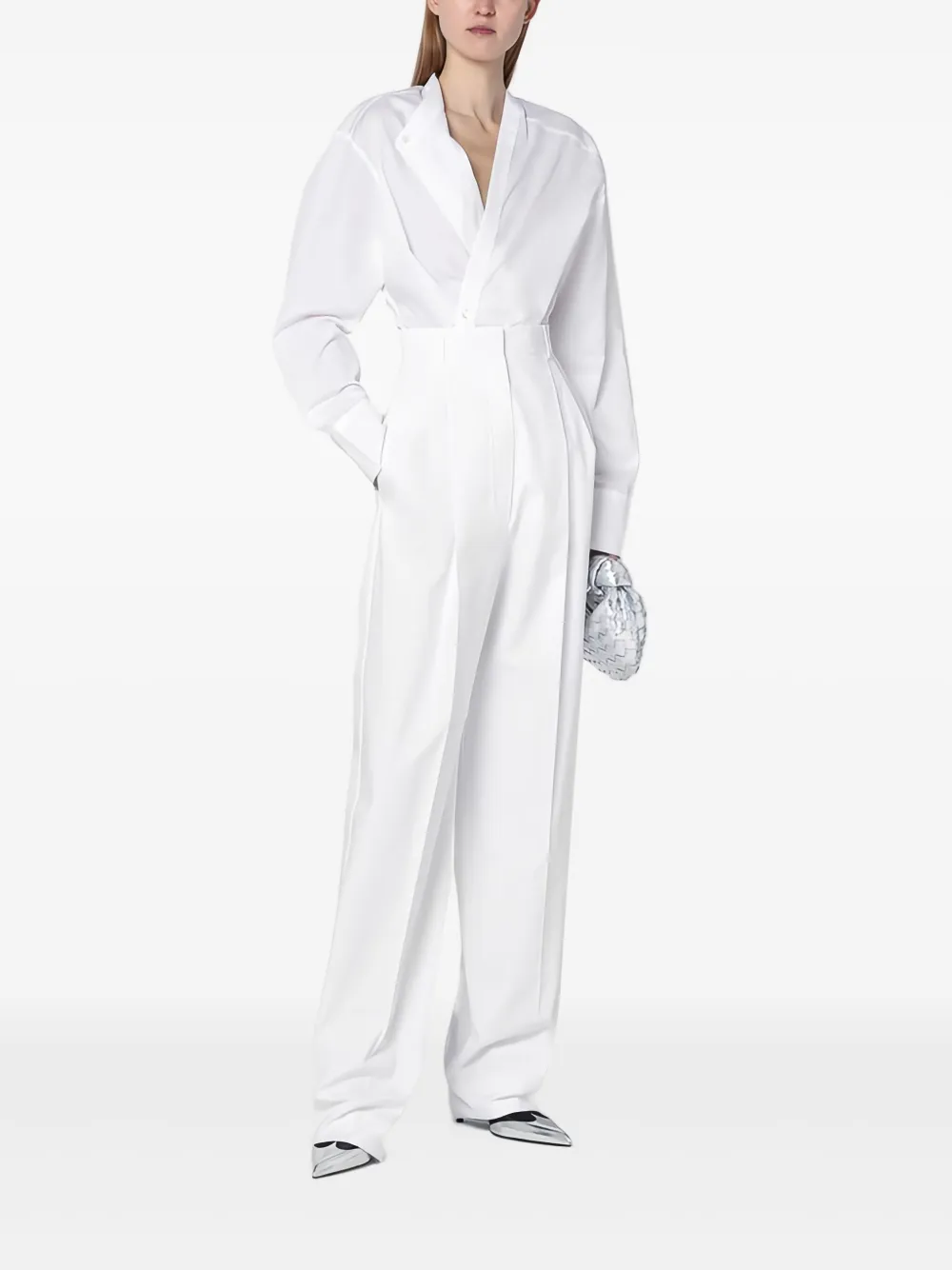 Sportmax Straight broek Wit