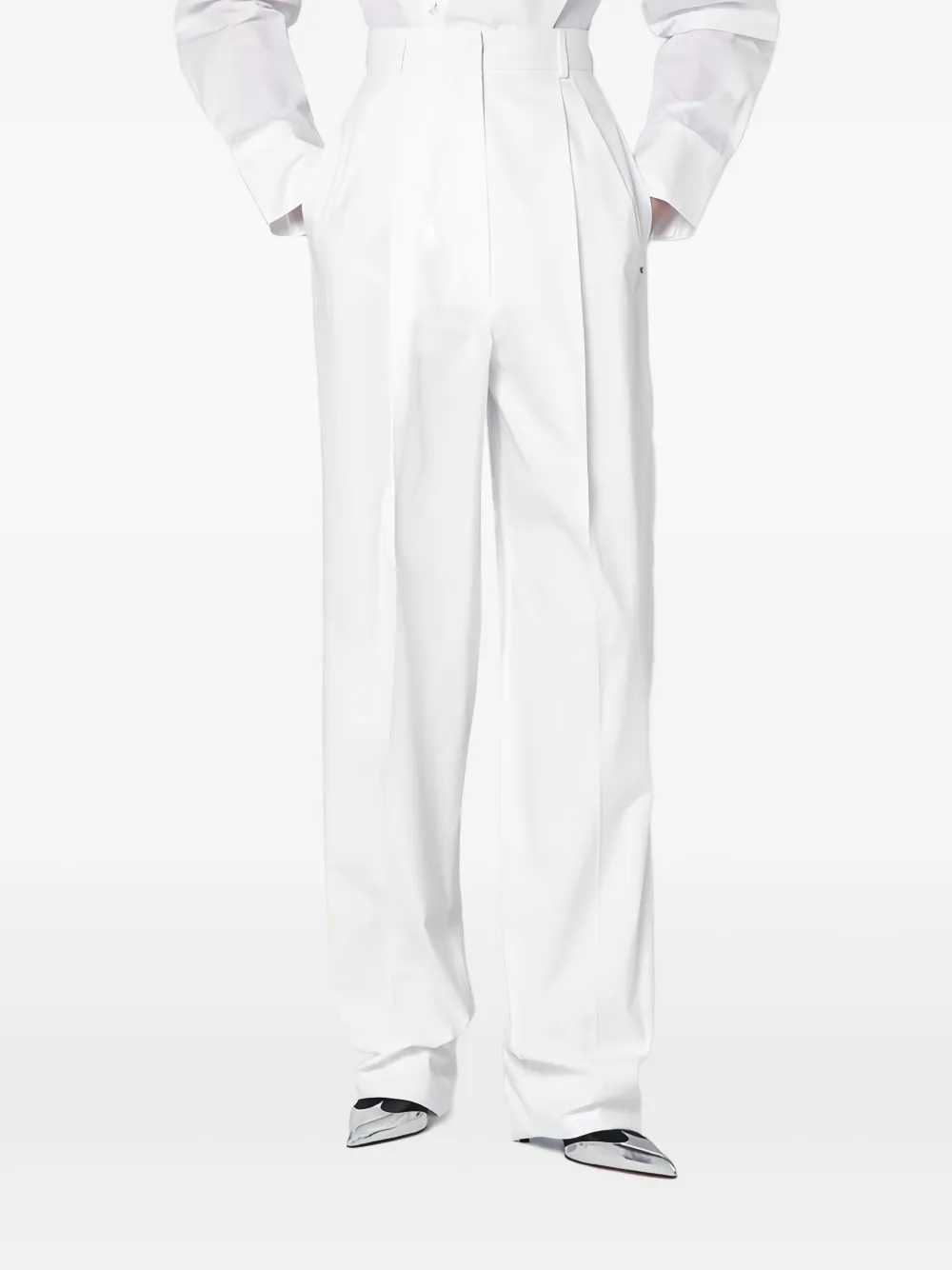 Sportmax Straight broek Wit