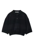 Alexander Wang cropped polo shirt - Black