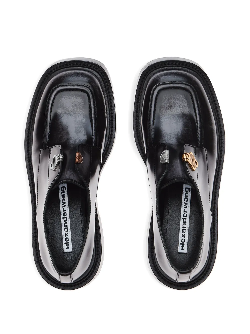 Alexander Wang key-detailed loafers Black