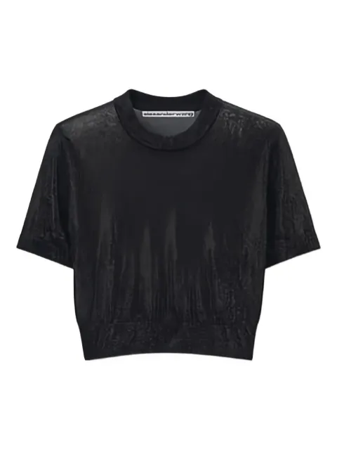 Alexander Wang short-sleeved cropped top
