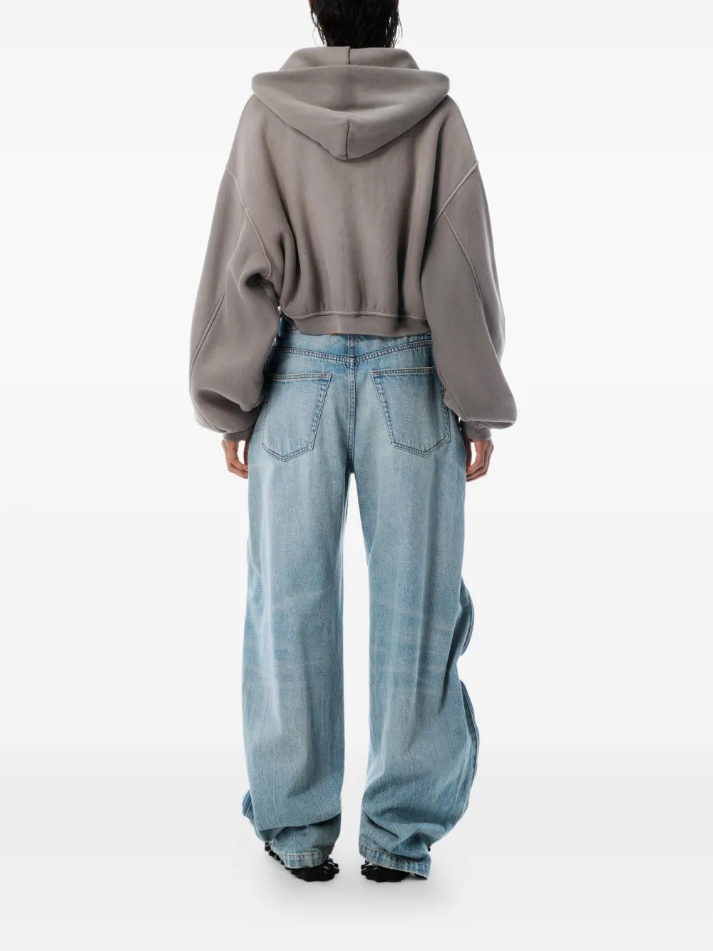 Alexander Wang Jeans met ritsdetail Blauw