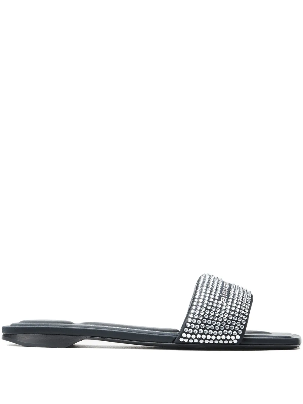 Alexander Wang rhinestone-embellished sandals Black