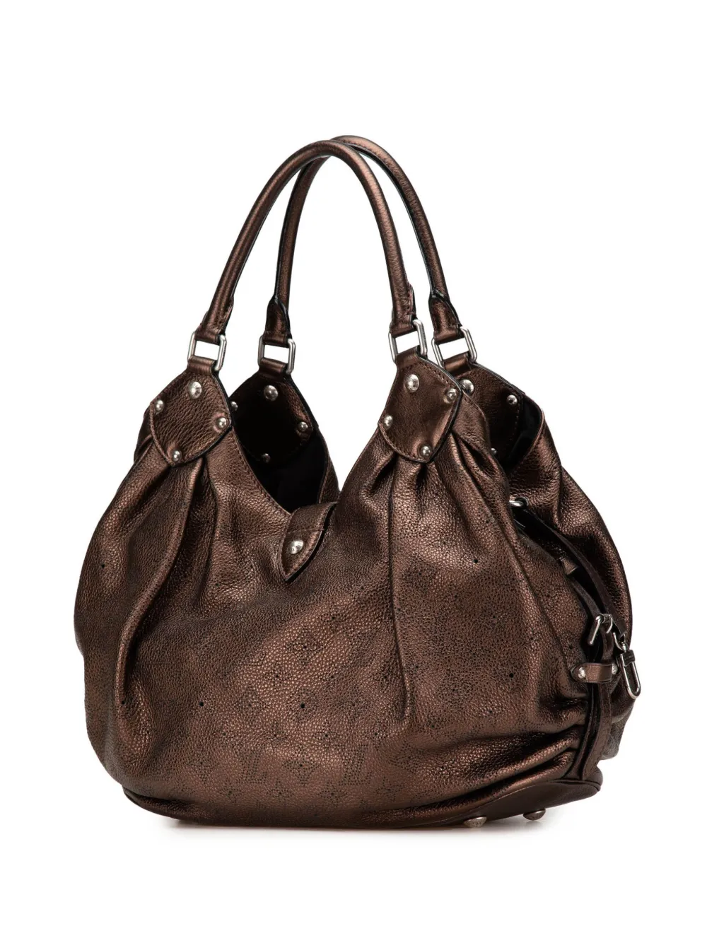 Louis Vuitton Pre-Owned 2008 Monogram Mahina L hobo bag | Pre-Owned | Image 2