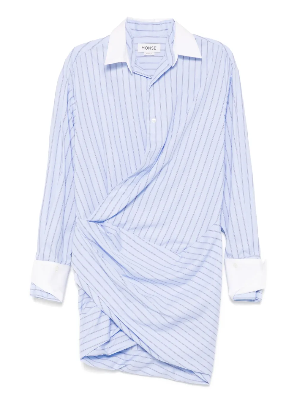 wrap-shirt dress