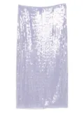 Monse sequinned pencil skirt - Purple