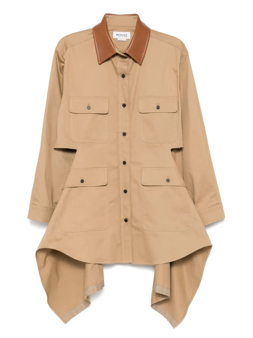 Monse deconstructed cargo jacket | Brown | Image 1