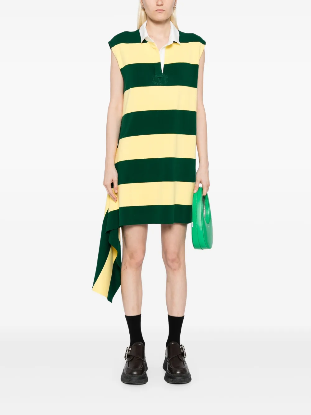 Monse striped cascade mini dress | Day Dresses | Image 2