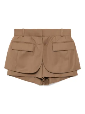 Alexander Wang ハイウエスト ショートパンツ | ニュートラル