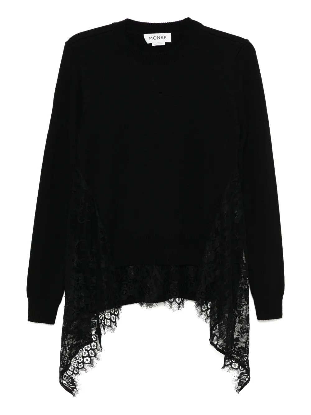 Monse lace-insert sweater | Black | Image 1