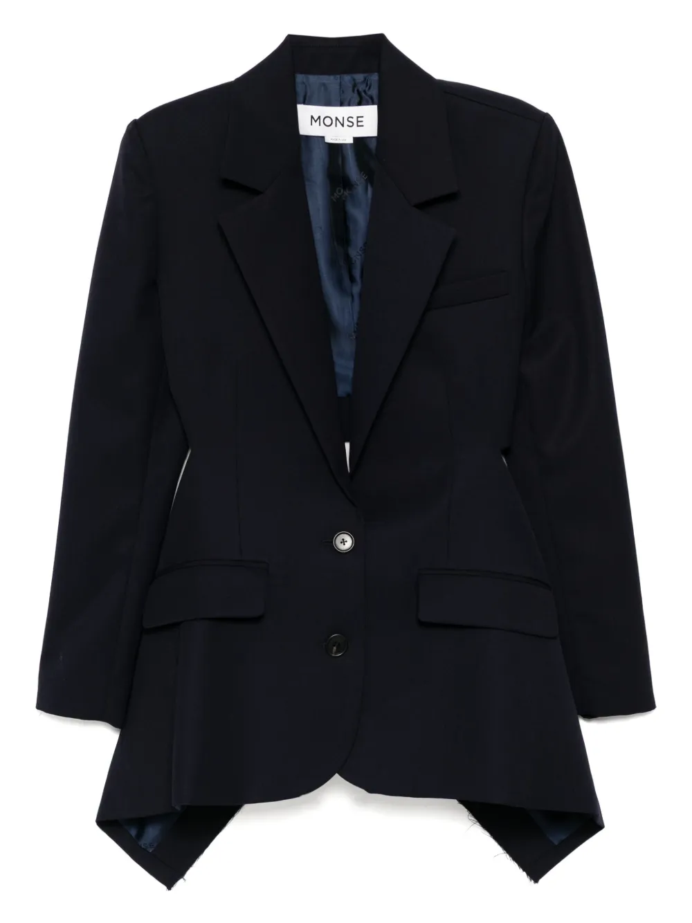 Monse Cascade slashed-tail jacket | Blue | Image 1
