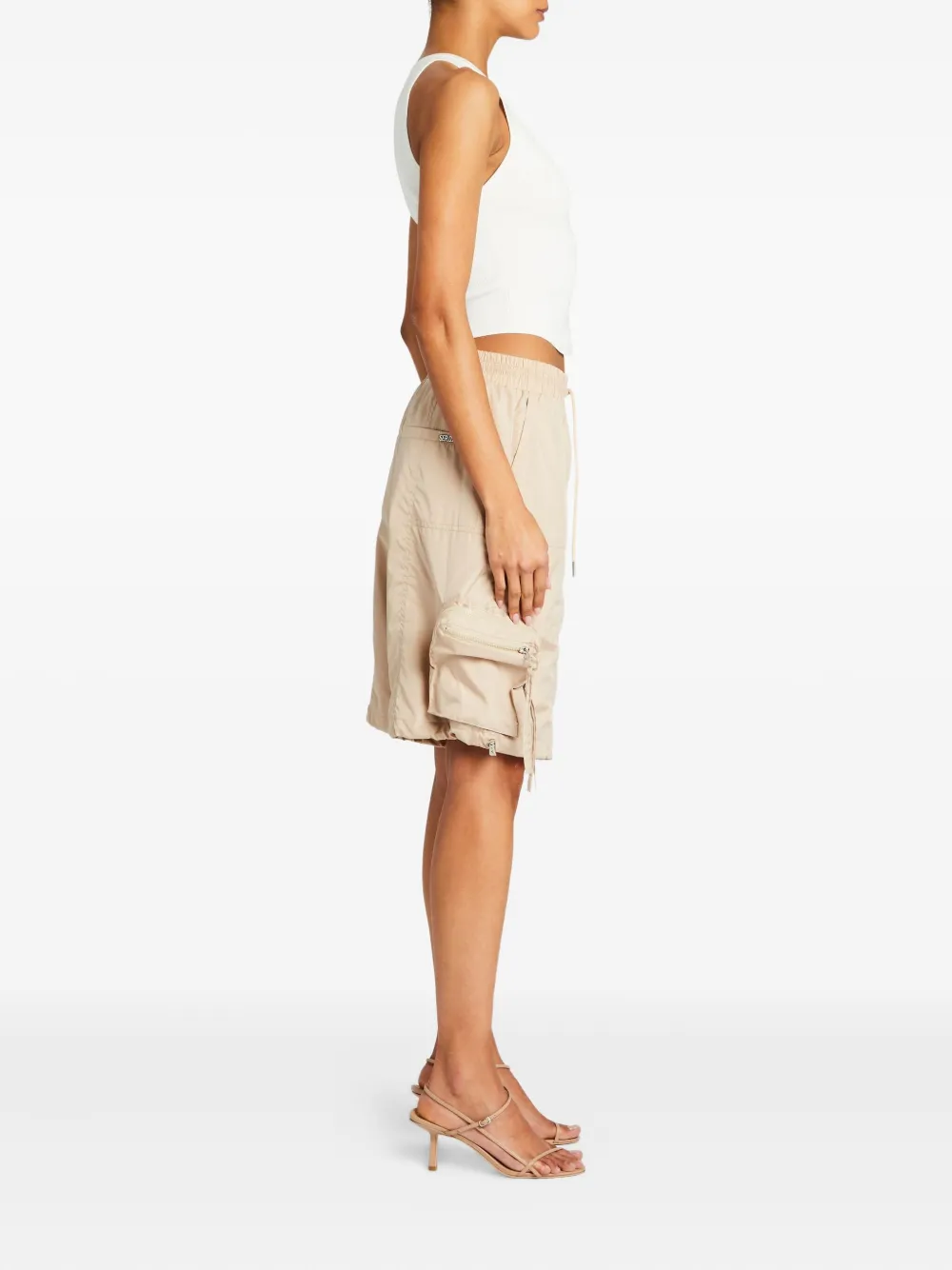 SER.O.YA Alba ruched cargo shorts | Knee-Length Shorts | Image 2