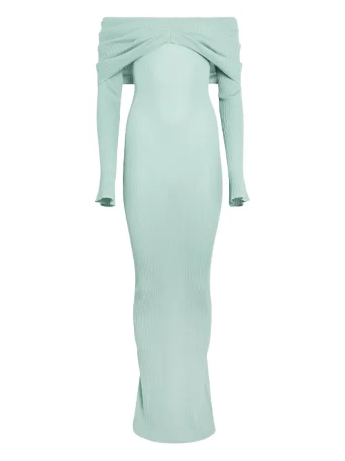 Robe longue Xenia en maille - SER.O.YA - Modalova
