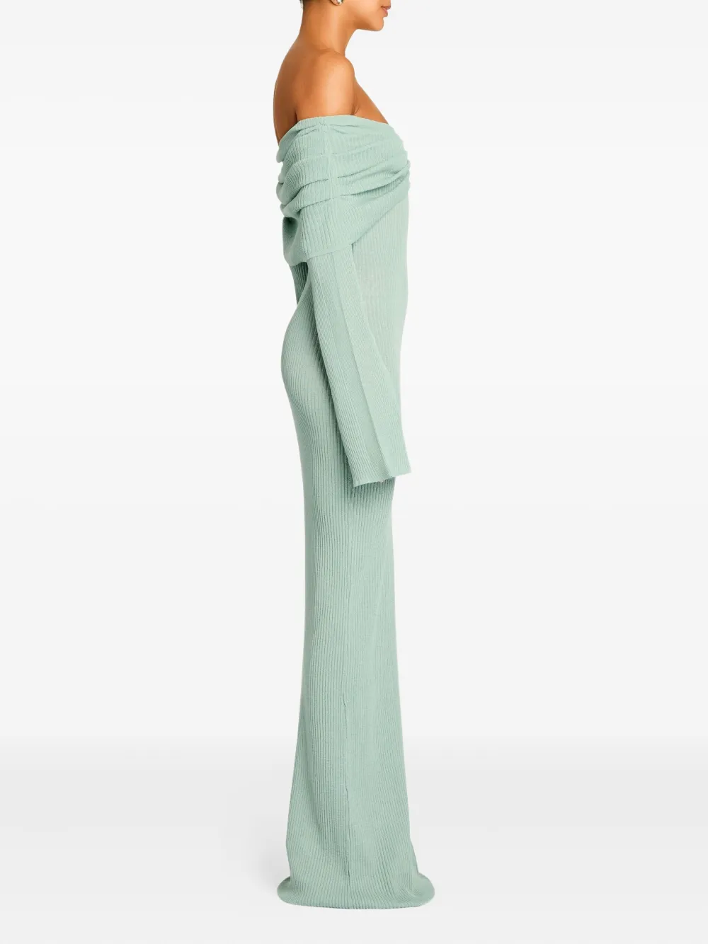 Shop Ser.o.ya Xenia Knitted Maxi Dress