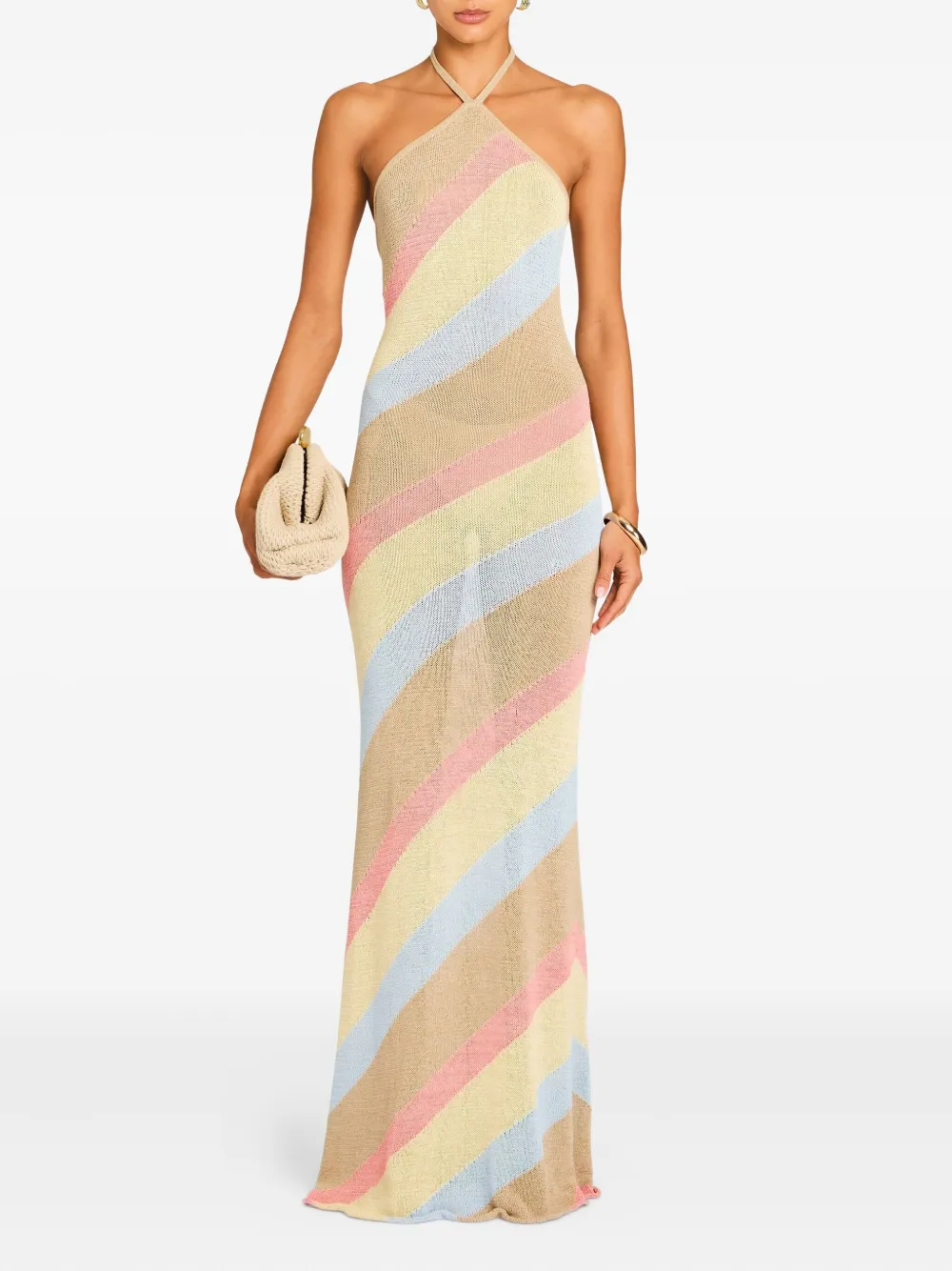 SER.O.YA Dree maxi dress - Geel