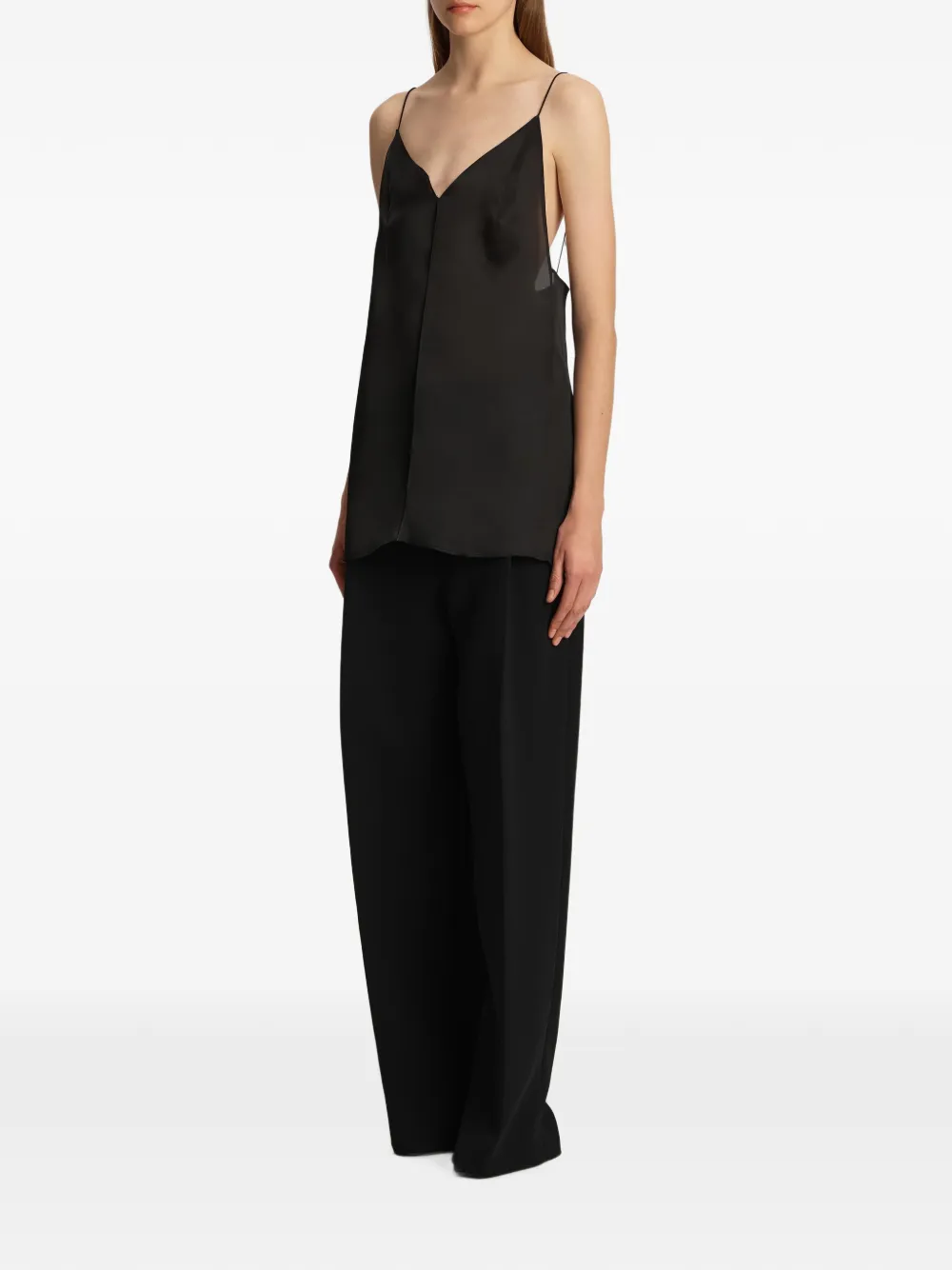KHAITE Talsie top Zwart