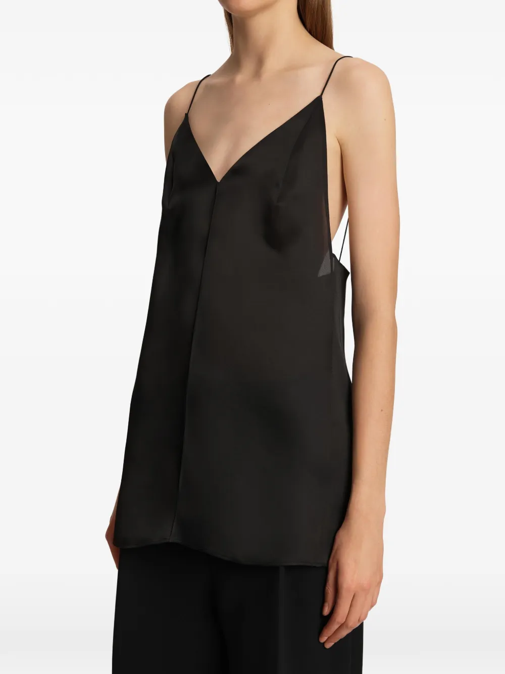 KHAITE Talsie top Zwart