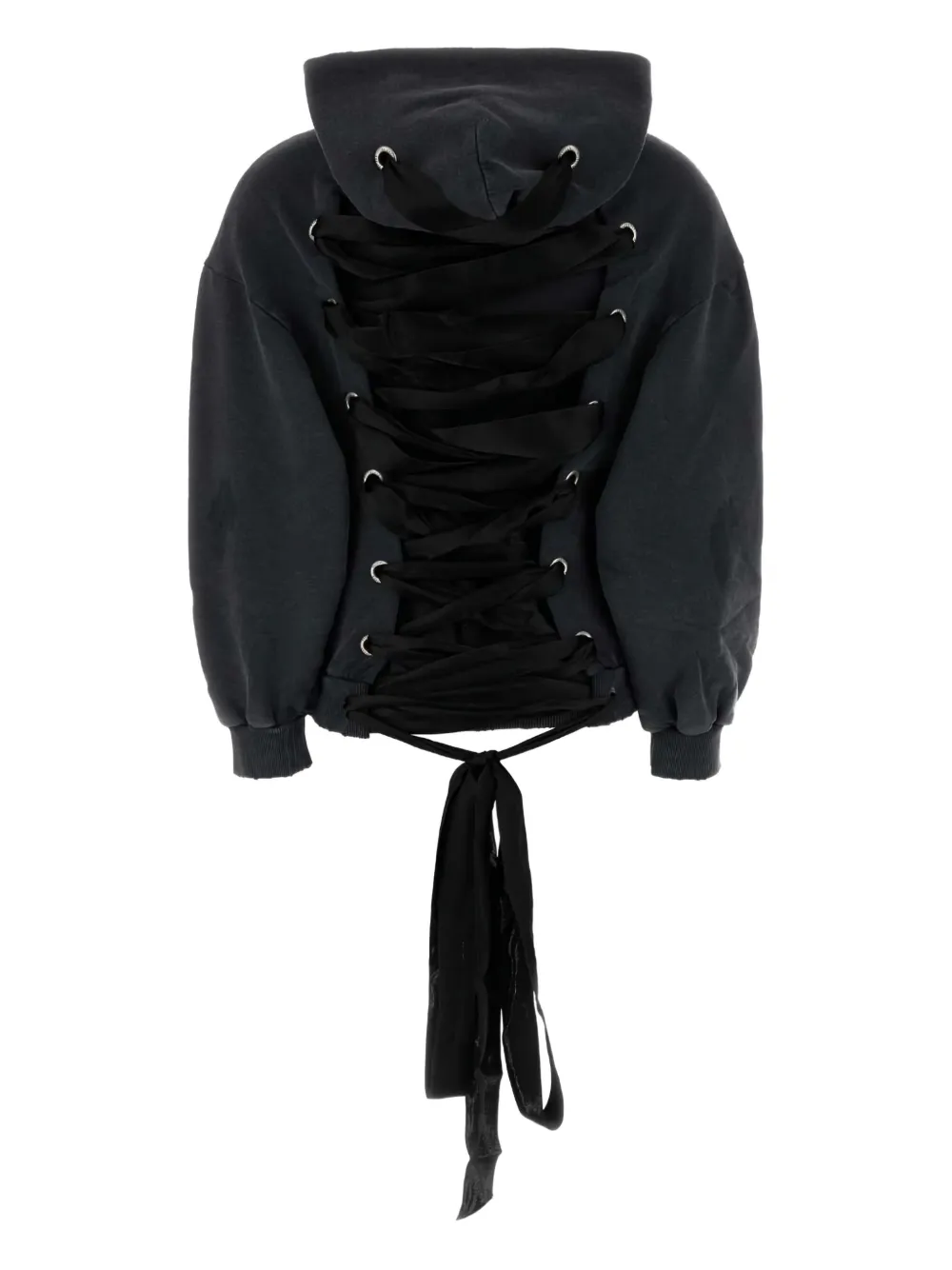 Balenciaga Katoenen hoodie - Zwart