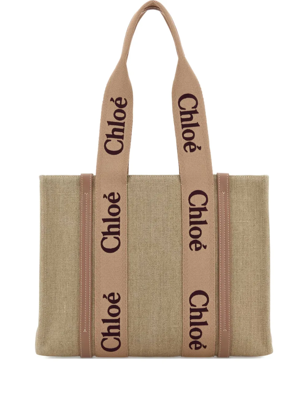 Chloé Woody tote bag Beige
