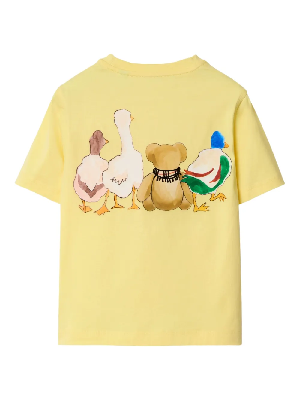 Burberry Kids Thomas Bear and Friends T-shirt Geel