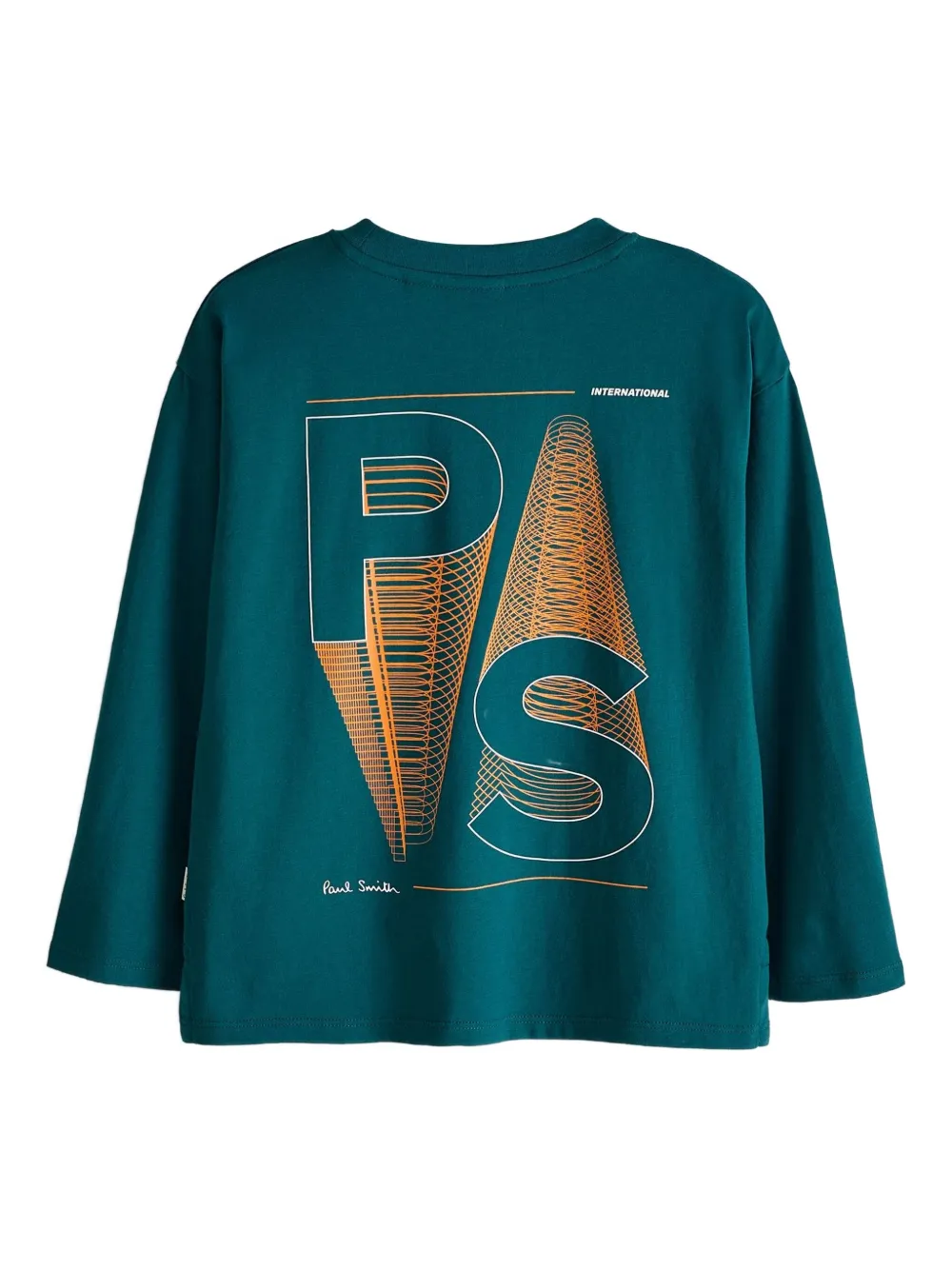 Paul Smith Junior logo-print long-sleeved T-shirt | Boys T-Shirts | Image 2