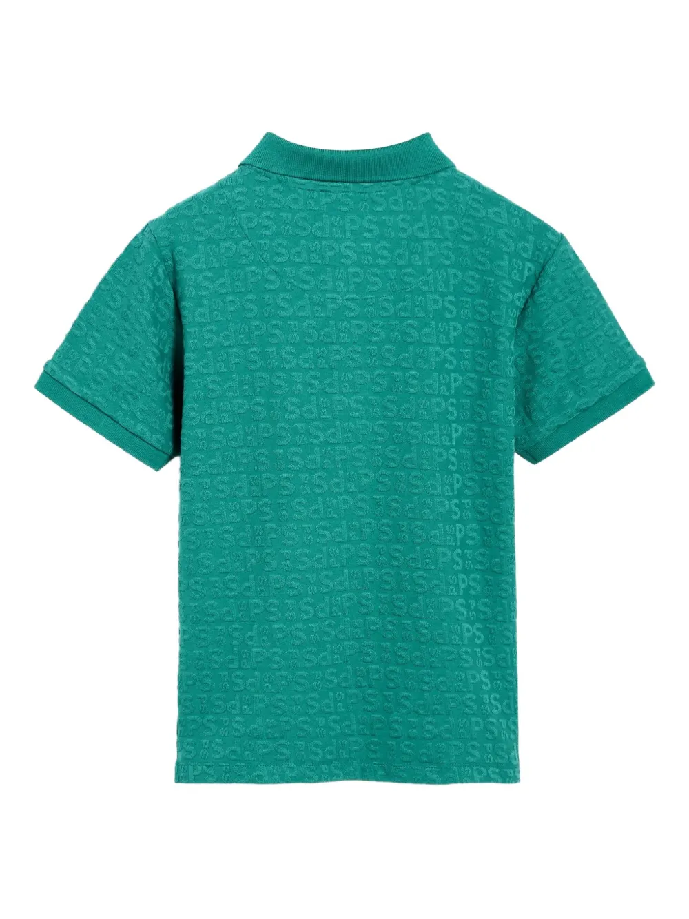 Paul Smith Junior logo-pattern polo top | Boys Polo Shirts | Image 2