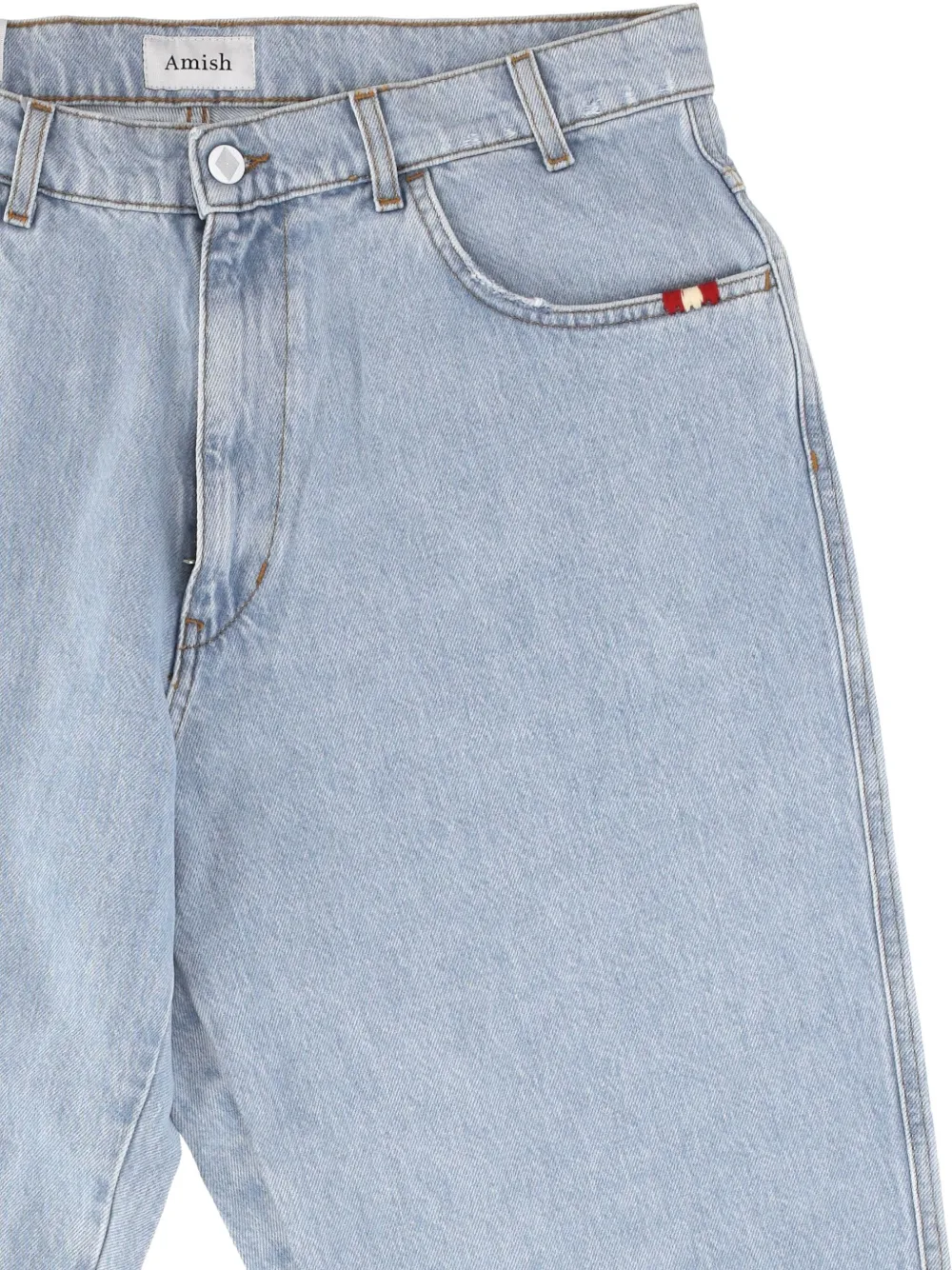 AMISH Katoenen jeans Blauw