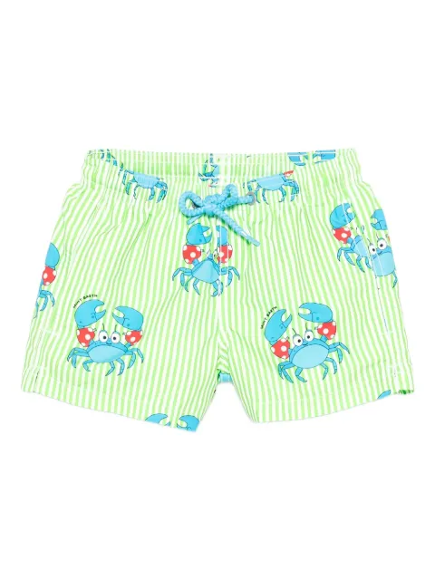 MC2 Saint Barth Kids شورت سباحة 'فلوتينغ كراب' بطبعة