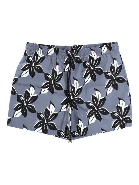 Gucci shorts de playa con estampado gráfico