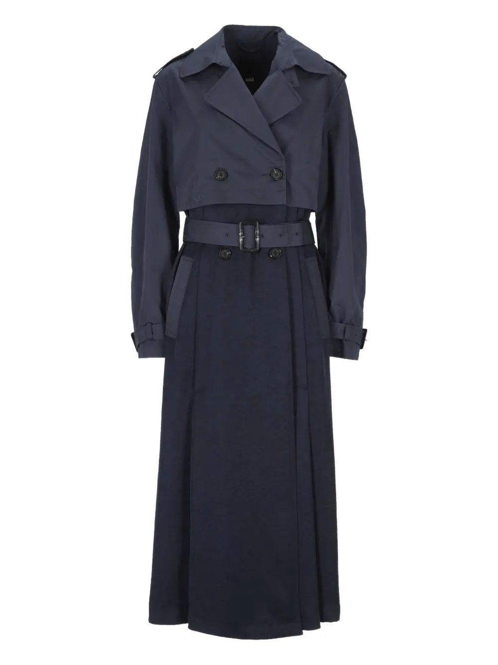 Add Panelled Trench Coat