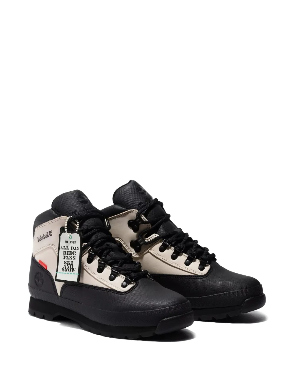 Timberland Euro Hiker "Black/White" boots | Hiking Boots | Image 2
