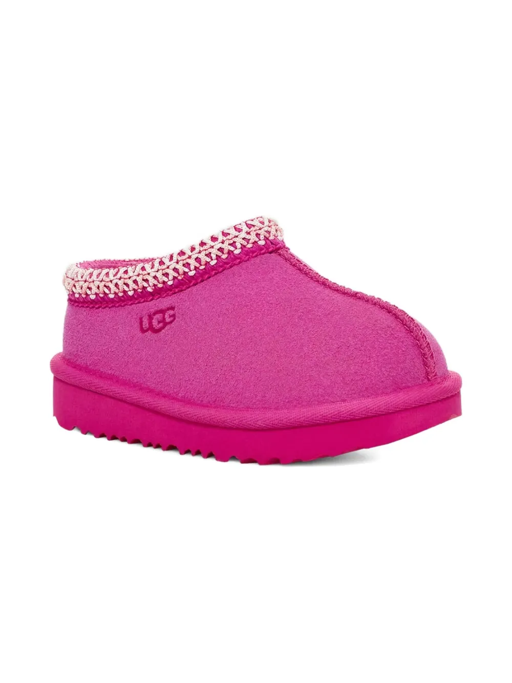 Ugg Kids' Chain-embellished Tasman Slippers In Pink
