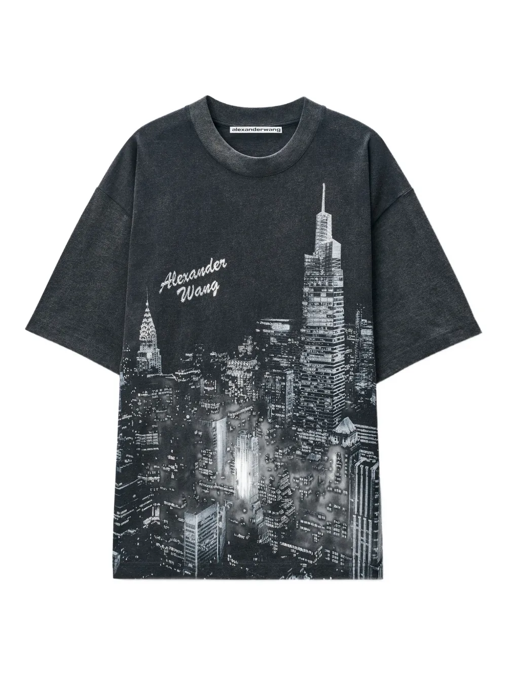 Alexander Wang T-shirt met print Zwart