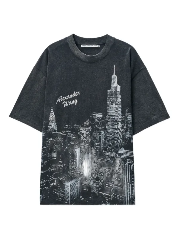 Alexander Wang グラフィック Tシャツ | ブラック | FARFETCH JP
