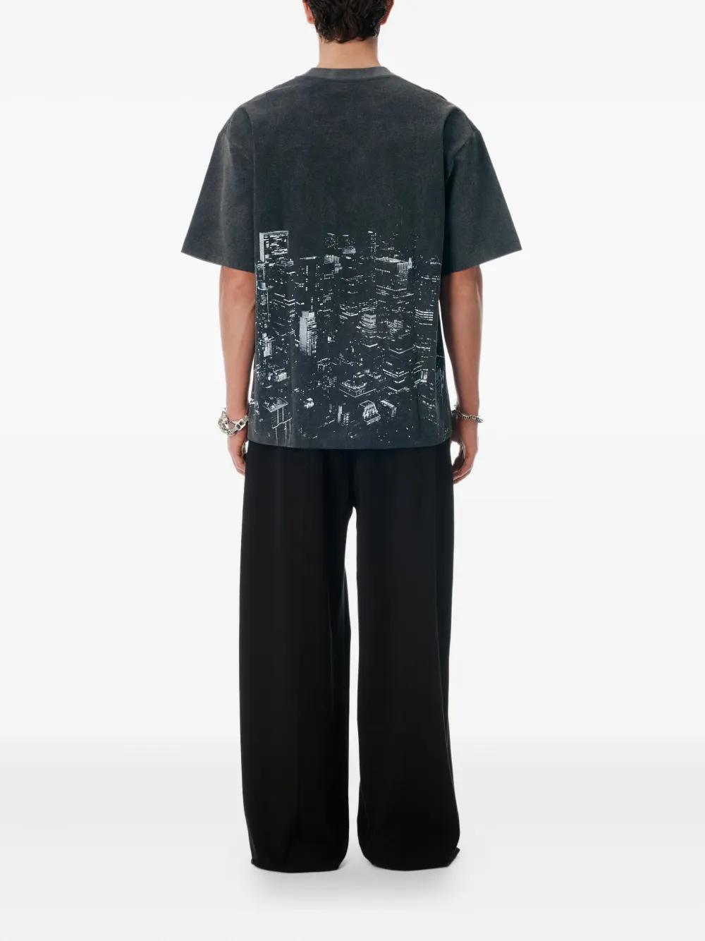 Alexander Wang T-shirt met print Zwart