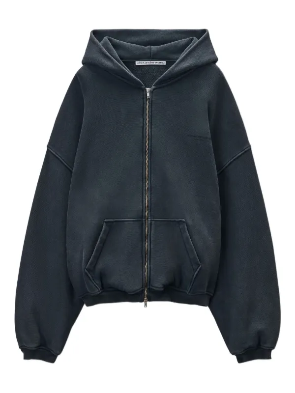 専用　Alexanderwang アレキサンダーワン パーカー★黒★ Alexander Wang - alexanderwang ジップ パーカーの通販 by お