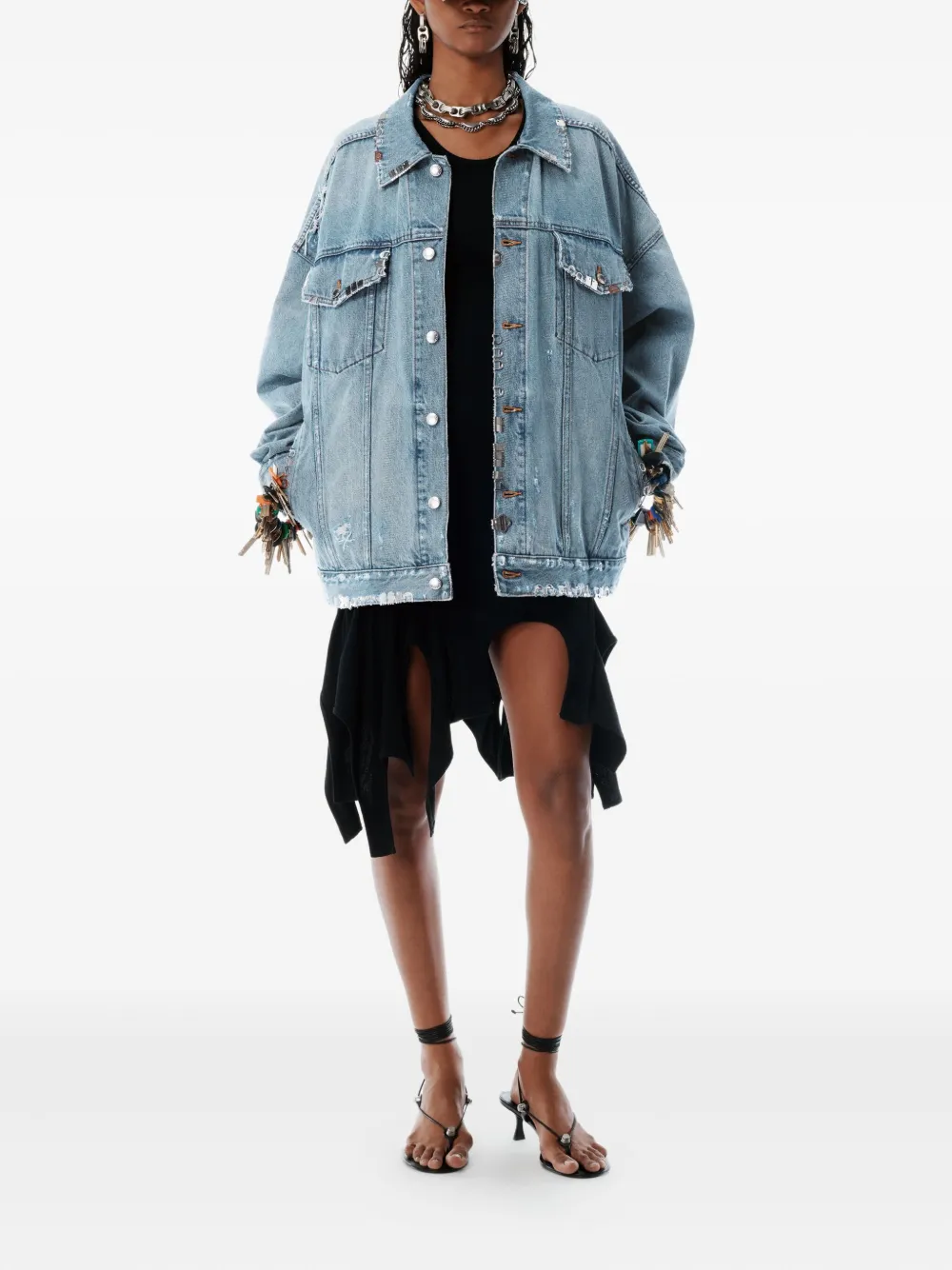 Alexander Wang Denim jack Blauw