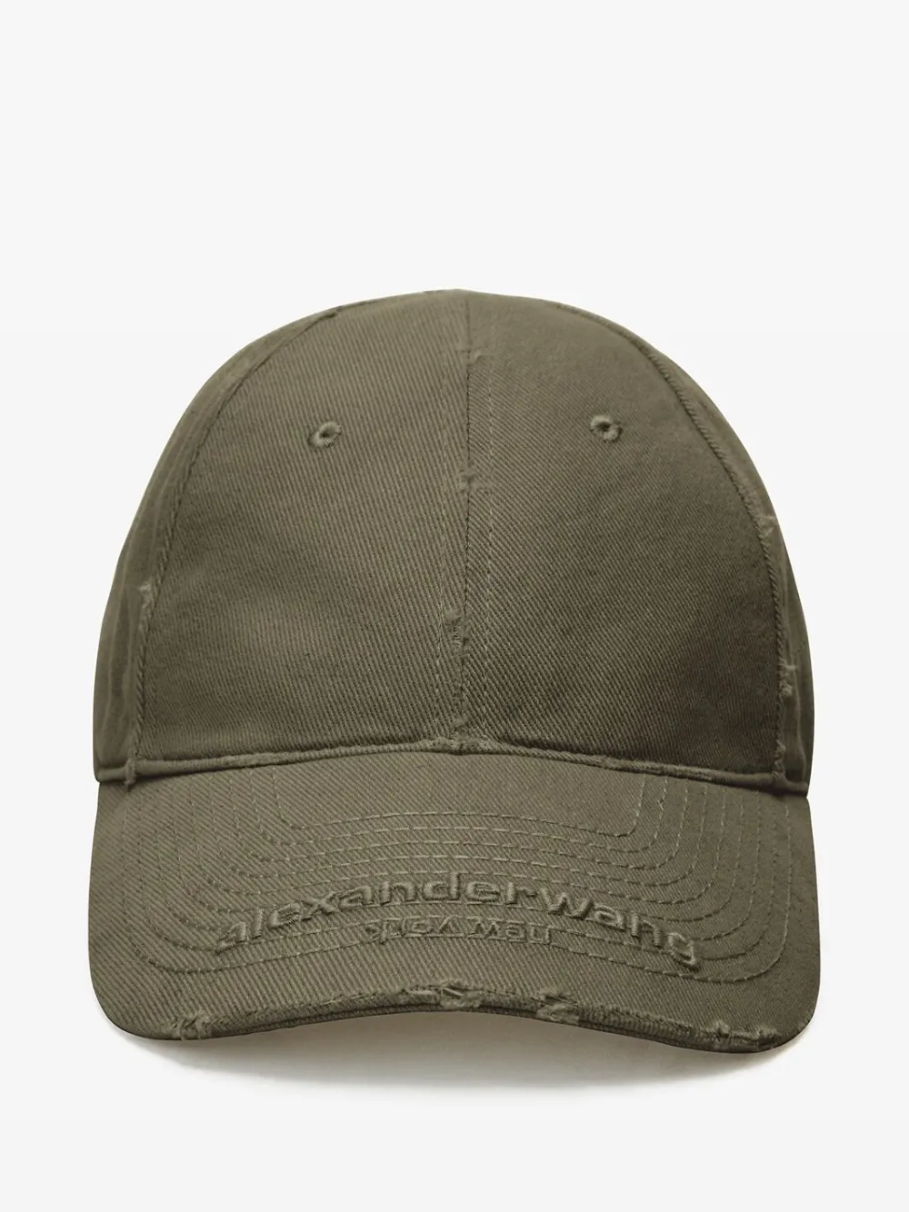 Alexander Wang Pet met geborduurd logo Grijs