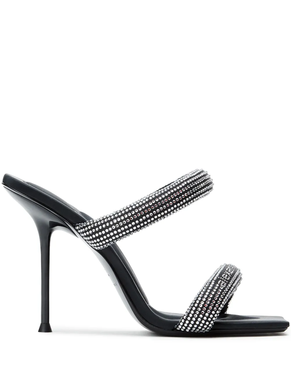 Alexander Wang crystal-embellished stiletto sandals Black